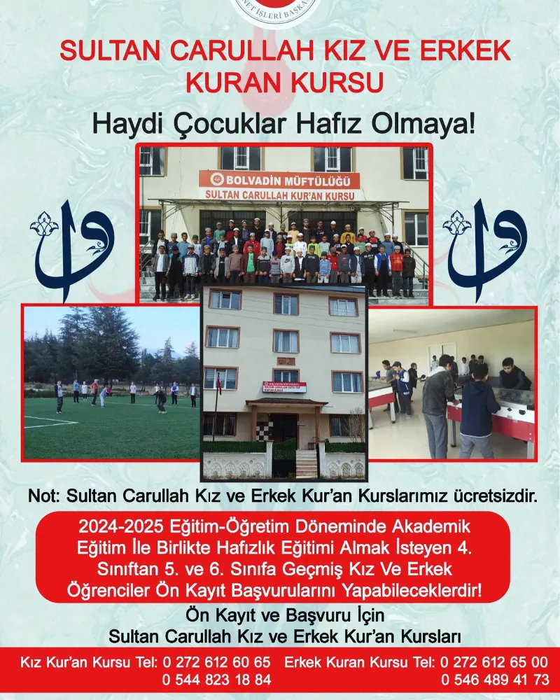 HAYDİ ÇOCUKLAR HAFIZ OLMAYA...! 