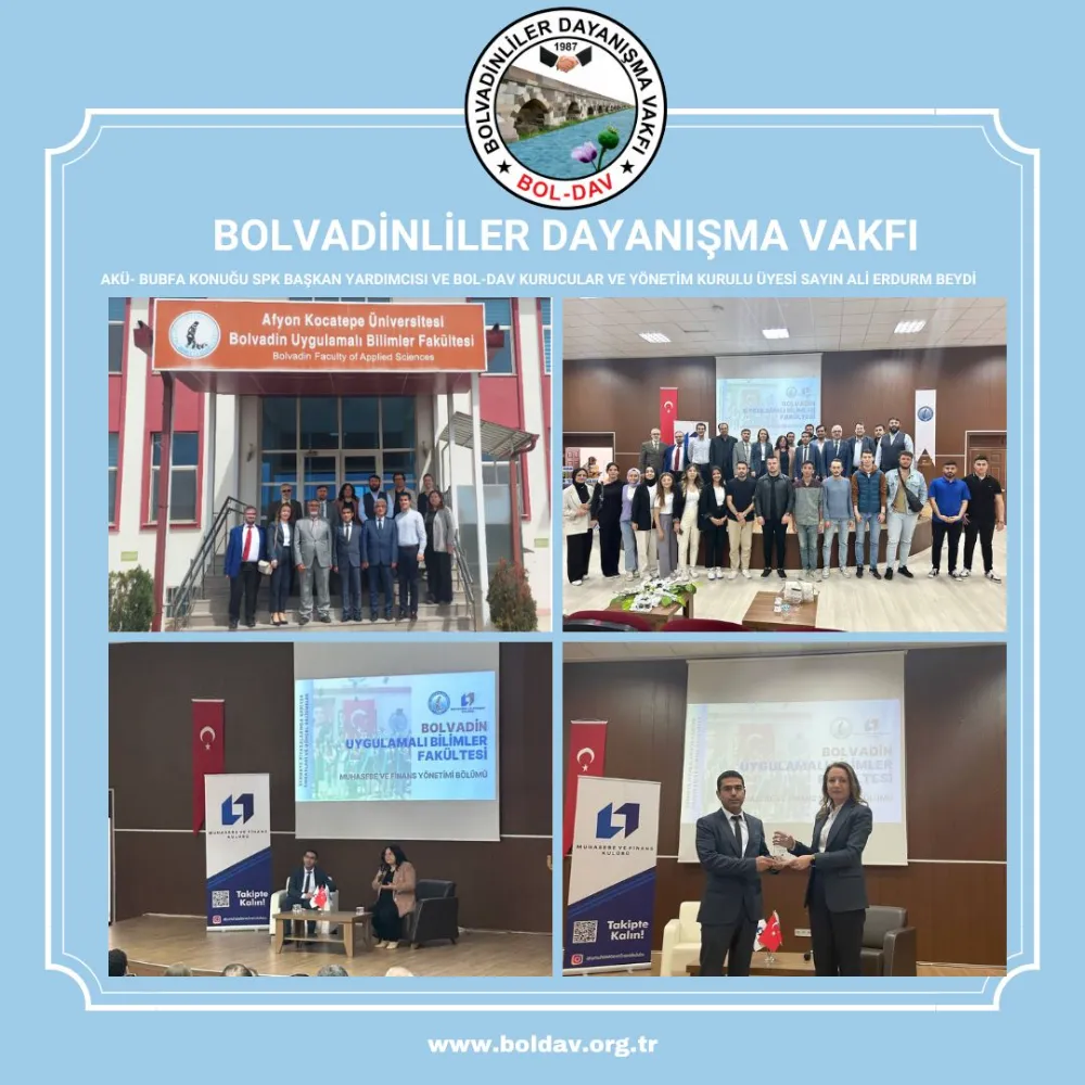 Sermaye Piyasası Kurulu Başkan Yardımcısı Ali ERDURMUŞ Sermaye Piyasalarında Kariyer Fırsatları ve Güncel Gelişmeler konulu söyleşi düzenlendi.