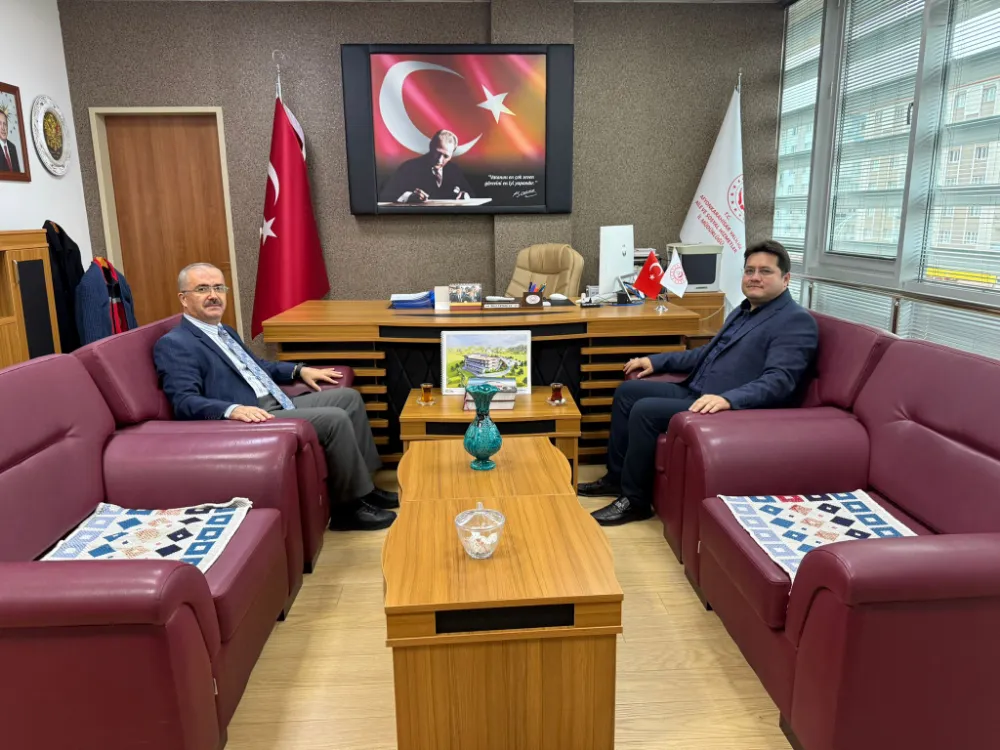 BAŞKAN AYNACI’DAN İL MÜDÜRÜ ERDOĞAN’A ZİYARET