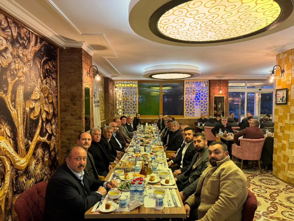 ESNAF VE SANATKÂRLAR İFTAR PROGRAMINDA BULUŞTU