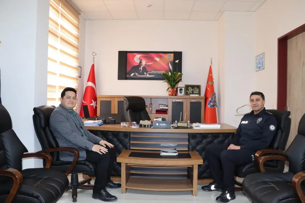 BAŞKAN AYNACI’DAN EMNİYET TEŞKİLATINA ZİYARET