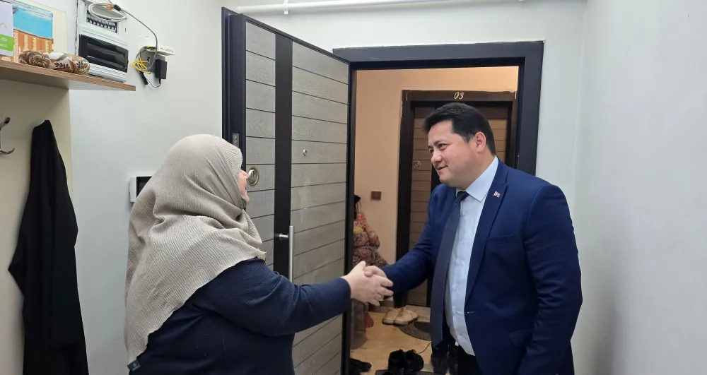 ŞEHİT POLİSİMİZ ALİ DUMAN’IN AİLESİNE ANLAMLI ZİYARET