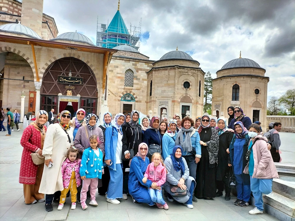 Bolvadin Halk Eğitimi Merkezi Kursiyerleri Konya gezisinde